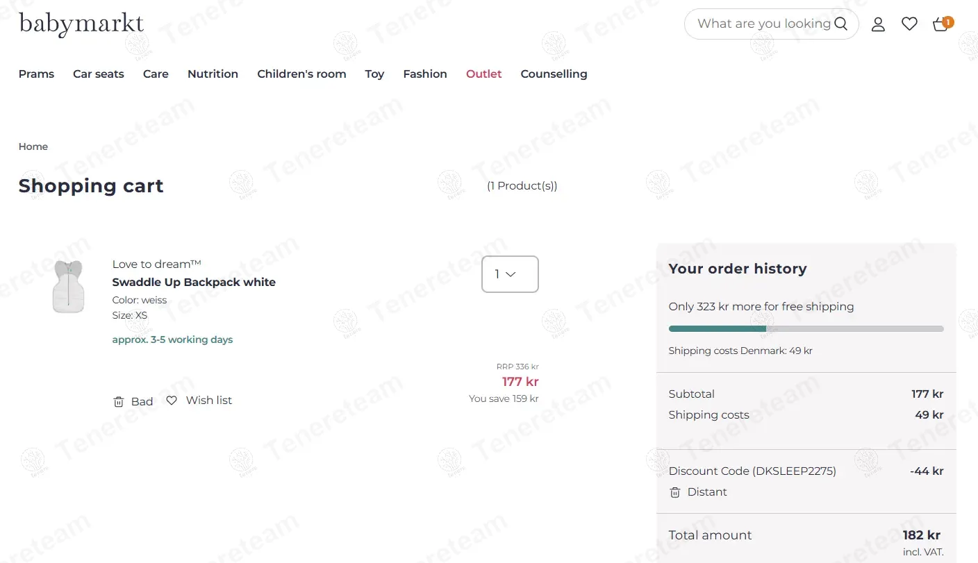 Pinkorblue DK coupon code: 25% off with DKSLEEP2275. Tested and valid as 1 year ago.