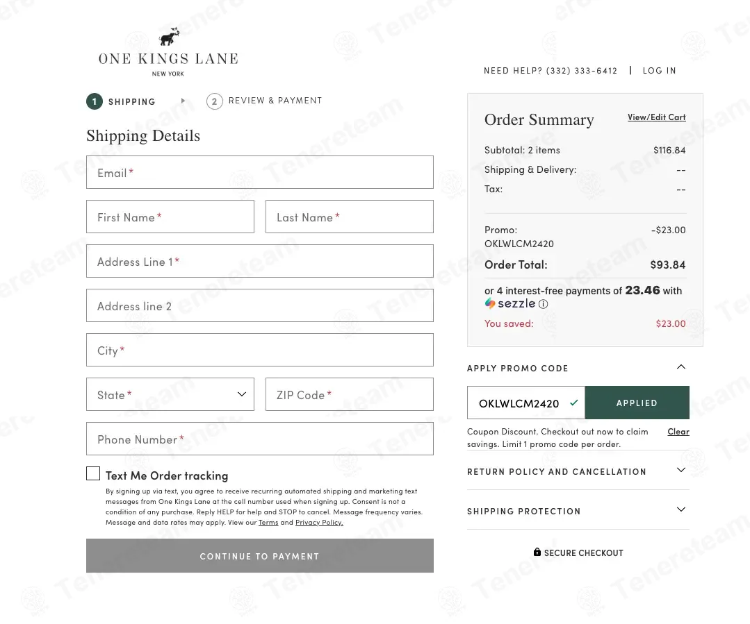 One Kings Lane coupon code: 20% off with OKLWLCM2420. Tested and valid as 1 week ago.