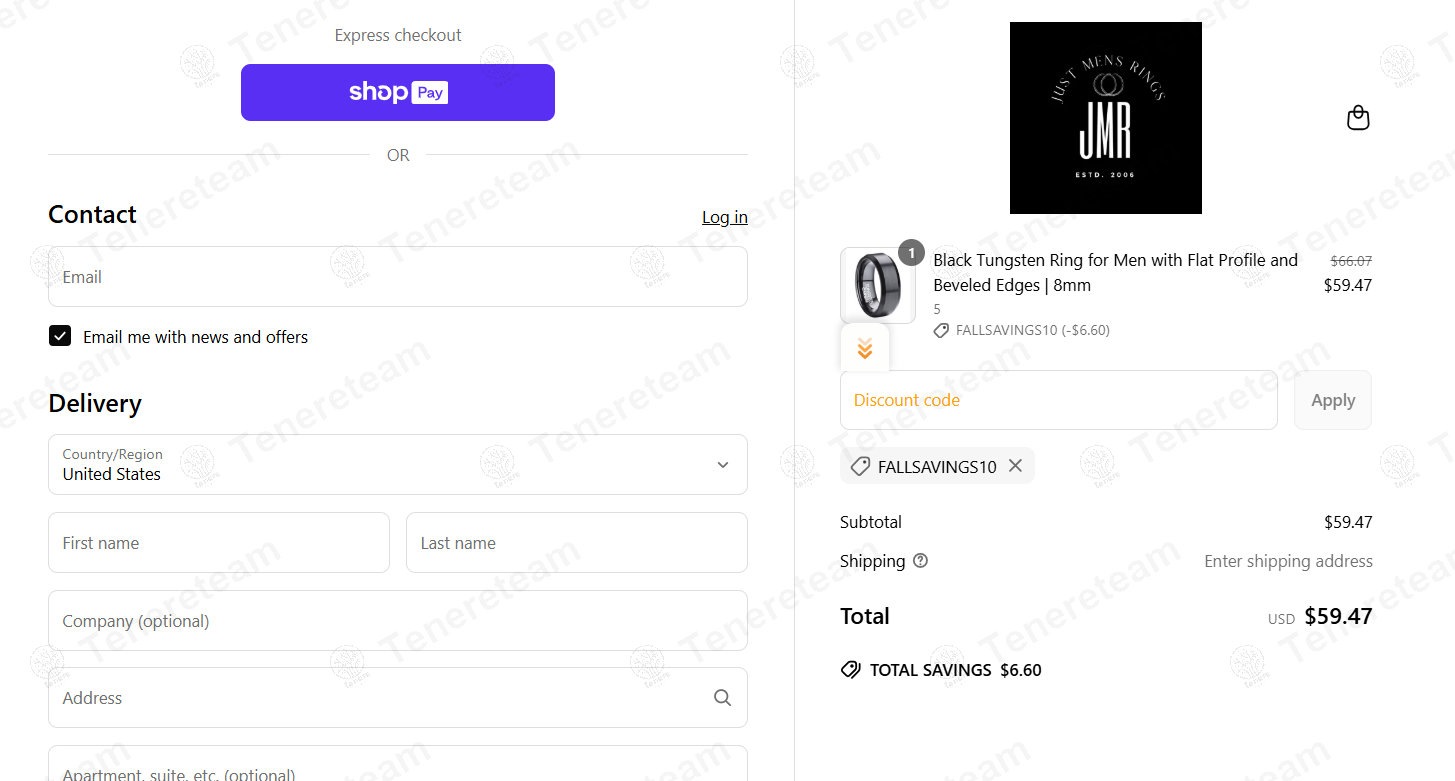 Just Mens Rings coupon code: 10% off with FALLSAVINGS10. Tested and valid as 1 year ago.