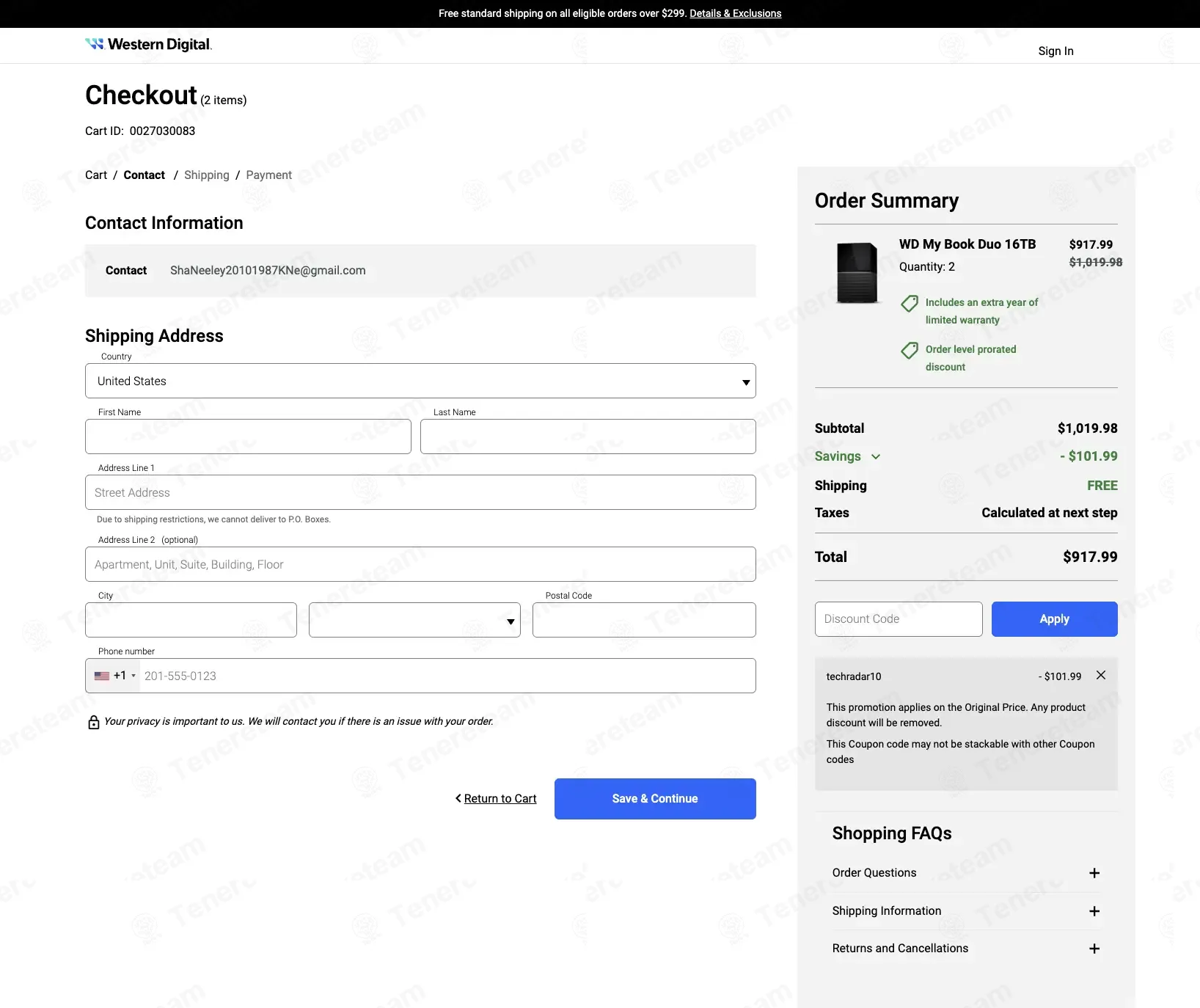 Western Digital coupon code: 10% off with techradar10. Tested and valid as 4 months ago.
