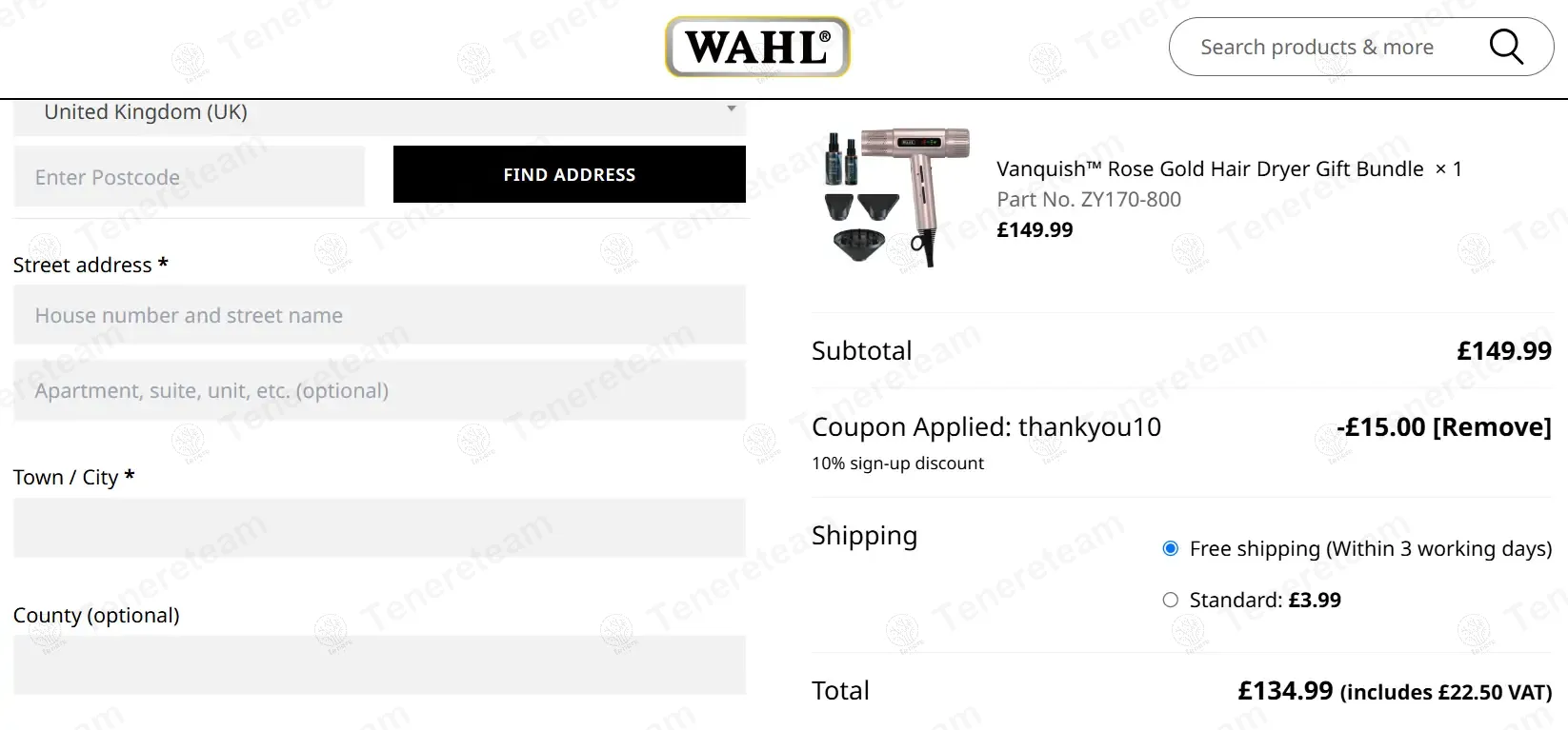 Wahl UK coupon code: 10% off with THANKYOU10. Tested and valid as 1 year ago.