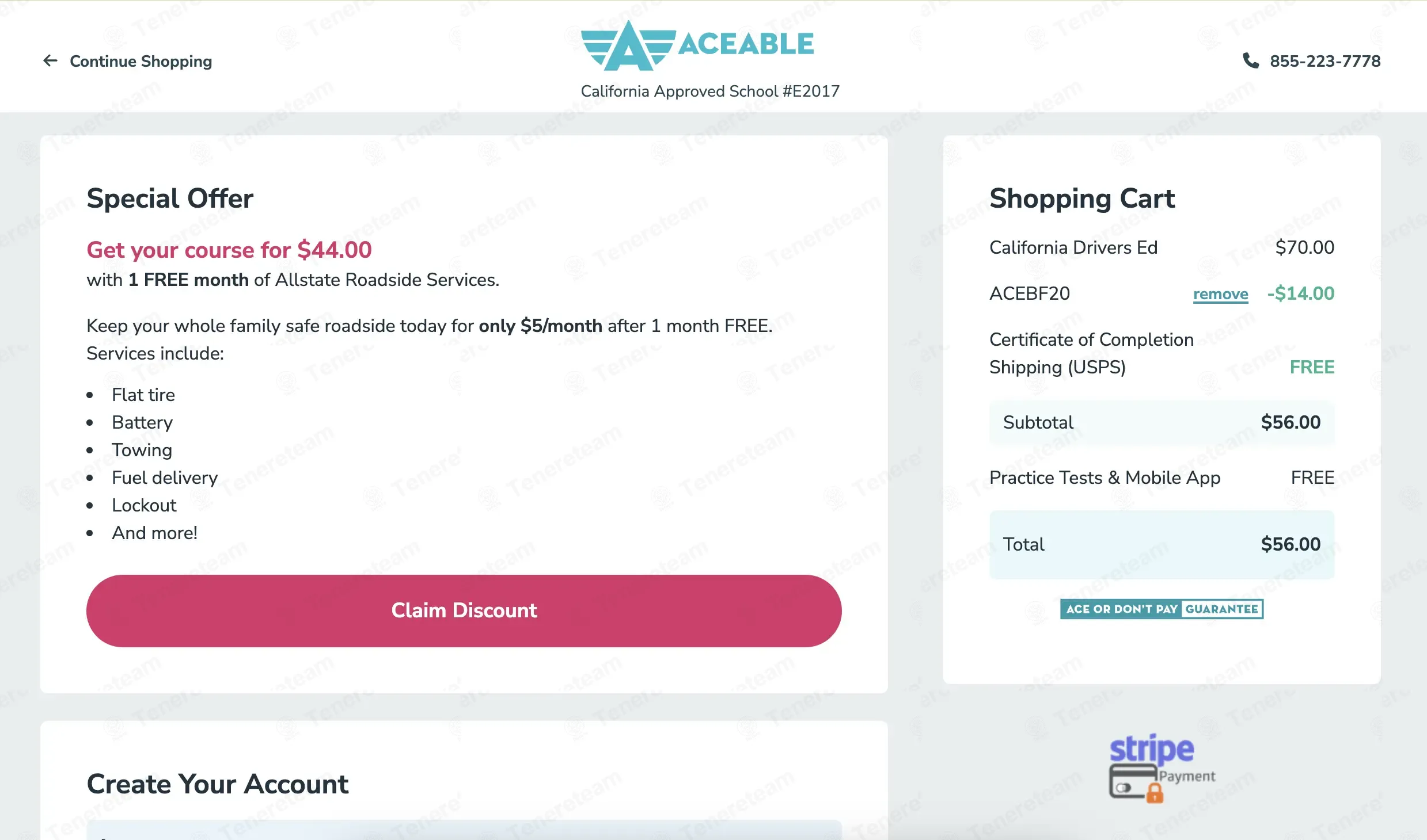 Aceable coupon code: 20% off with ACEBF20. Tested and valid as 1 month ago.