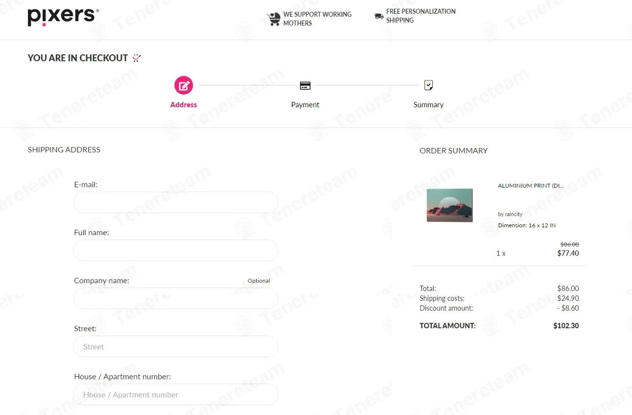 Pixers US coupon code: 10% off with BESTWISHES. Tested and valid as 1 week ago.