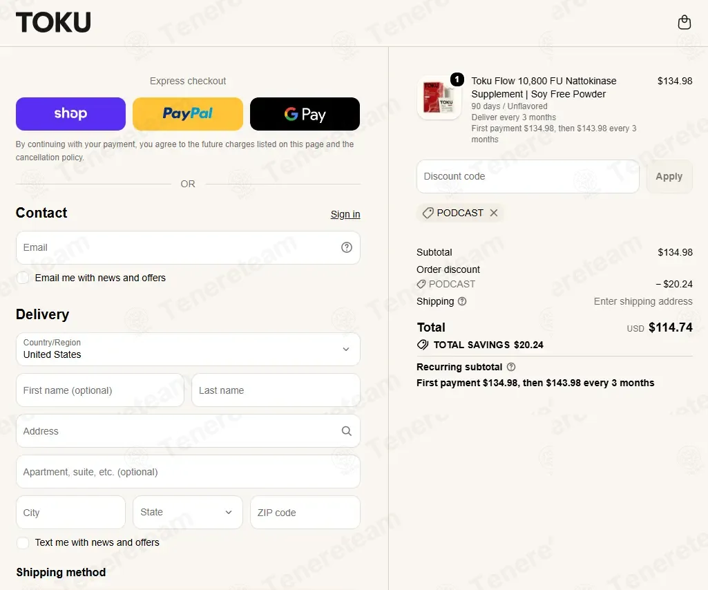Toku Health coupon code: 15% off with PODCAST. Tested and valid as 1 hour ago.