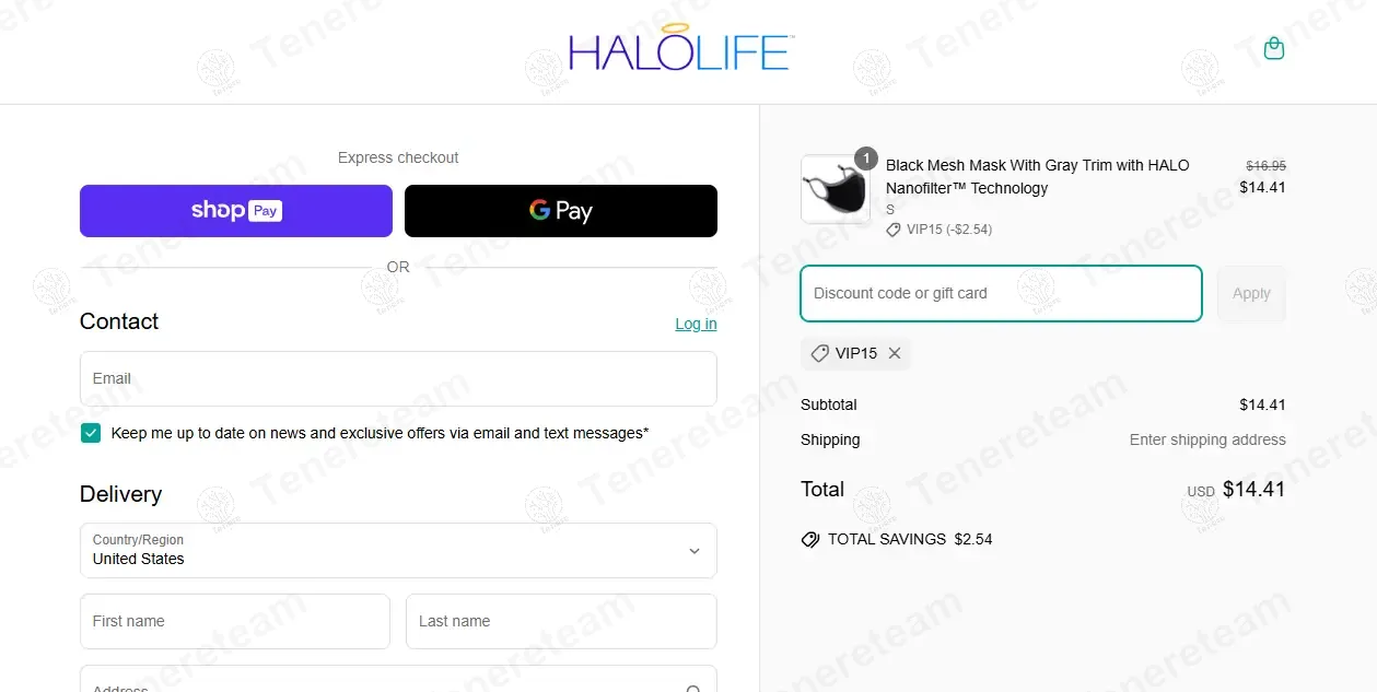 Halo Life coupon code: 15% off with VIP15. Tested and valid as 1 year ago.