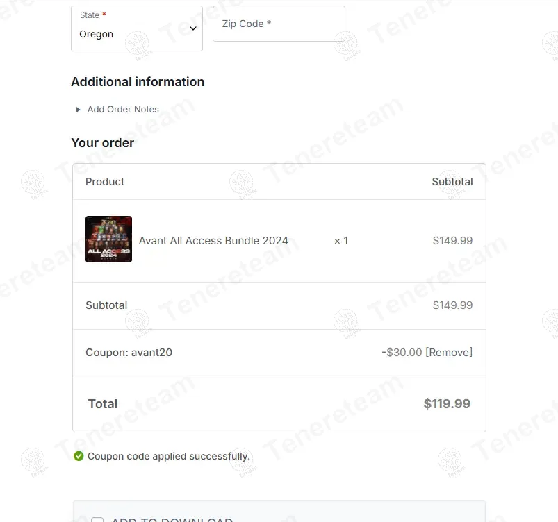 Avant Samples coupon code: 20% off with avant20. Tested and valid as 1 year ago.