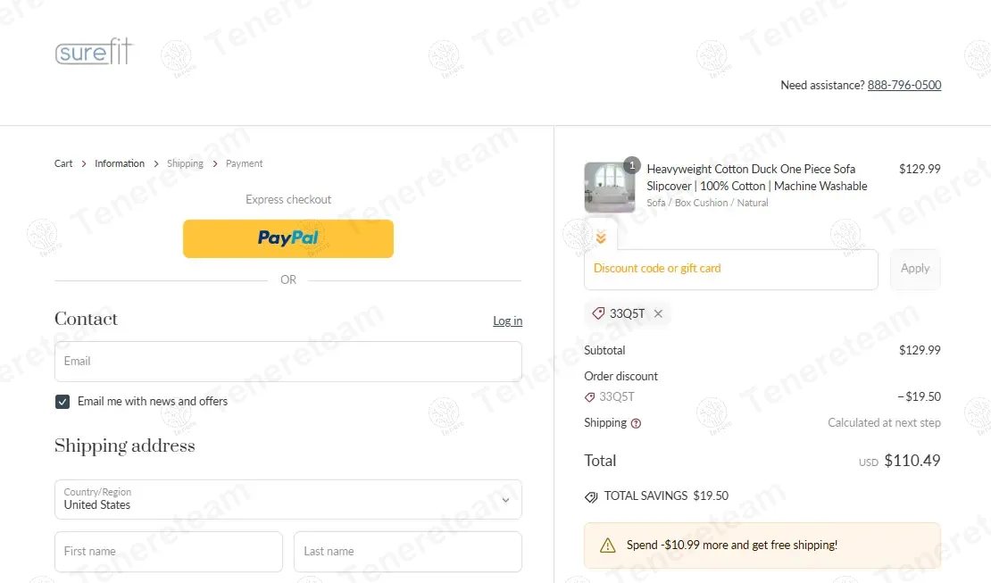 Surefit coupon code: 15% off with 33Q5T. Tested and valid as 1 year ago.