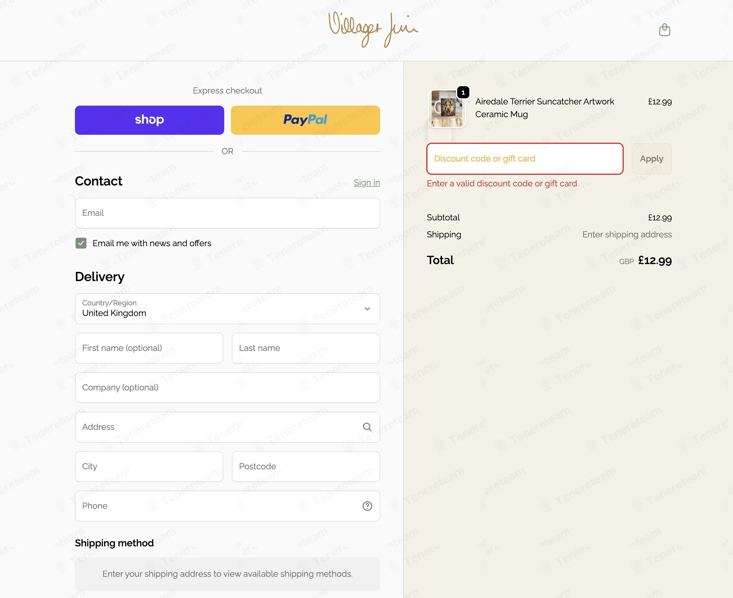 Villager Jim's Shop coupon code: 10% off with LABRADOR10. Tested and valid as 3 months ago.