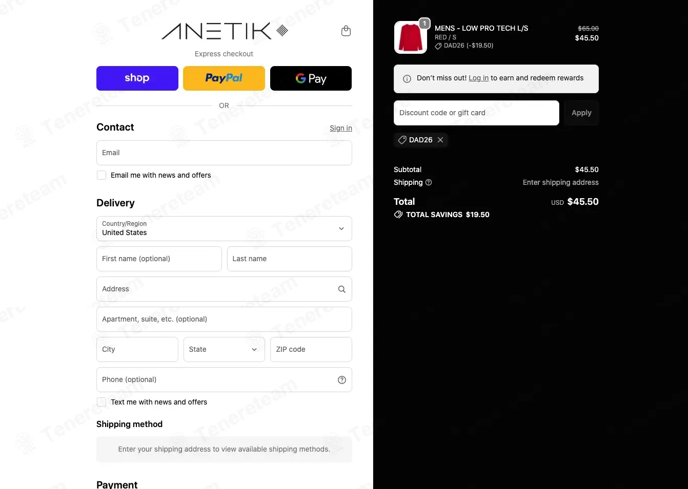 Anetik apply coupon code