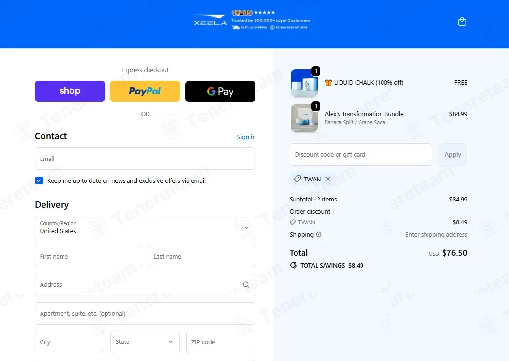 Xeela Fitness coupon code: 10% off with TWAN. Tested and valid as 2 months ago.