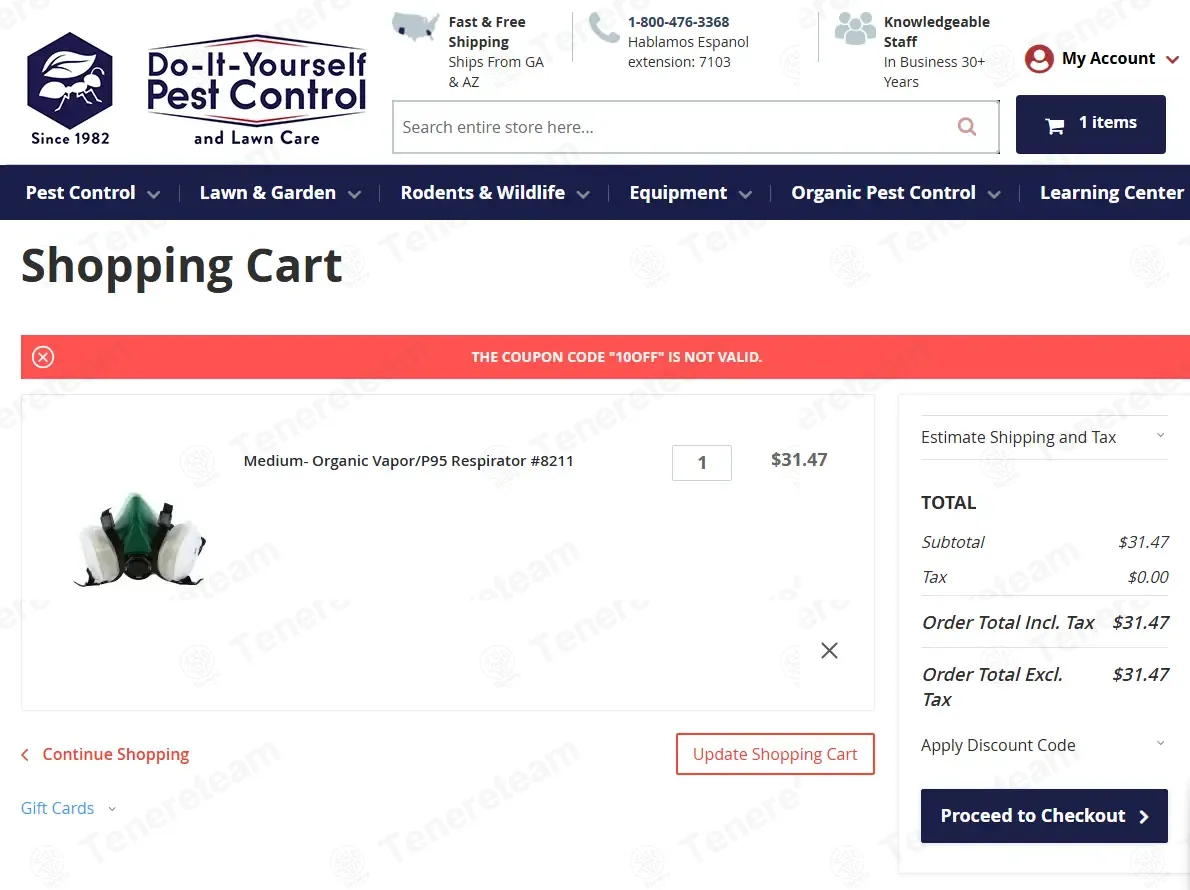 DIY Pest Control coupon code: 10% off with 10off. Tested and valid as 4 months ago.
