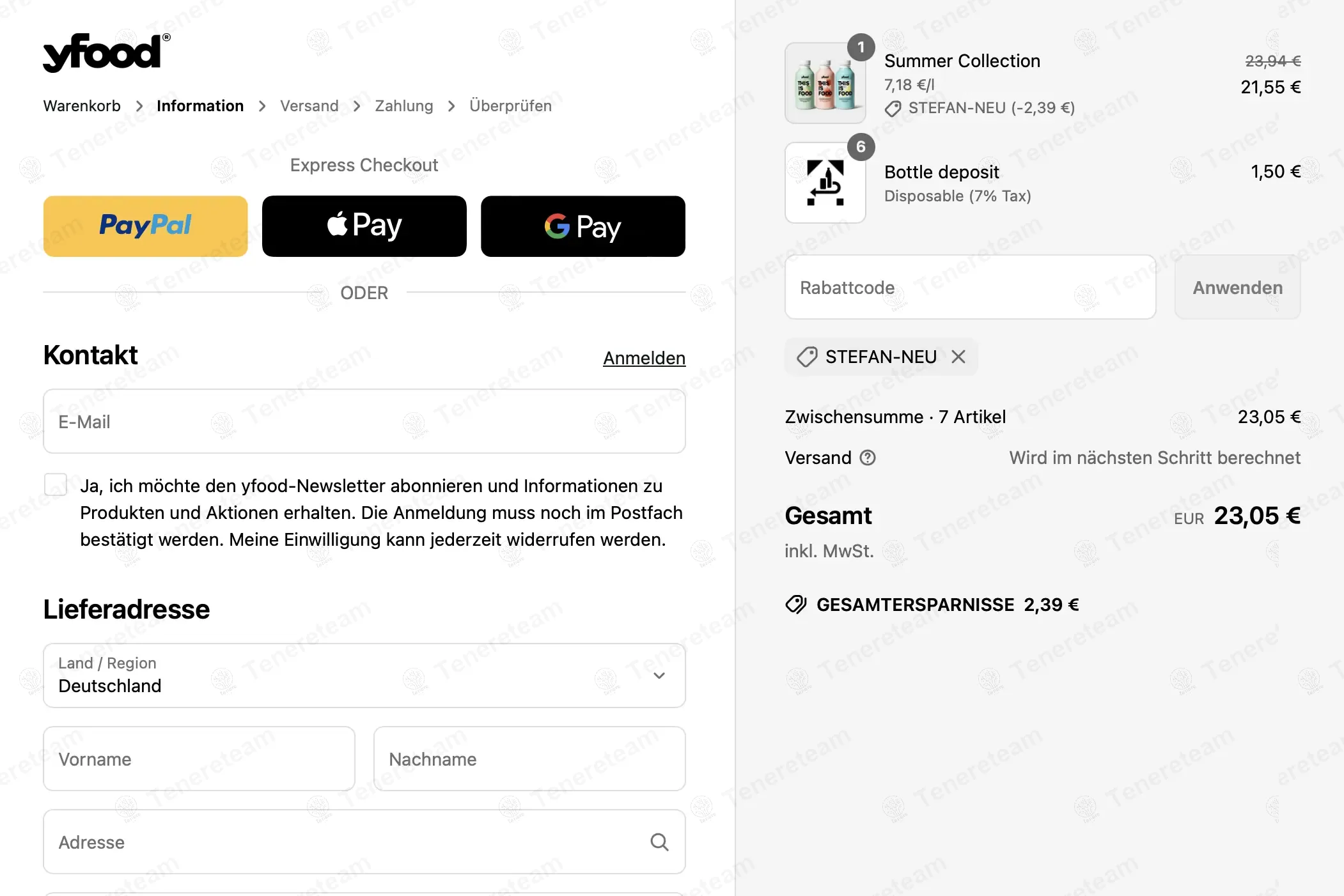 Yfood Labs apply coupon code