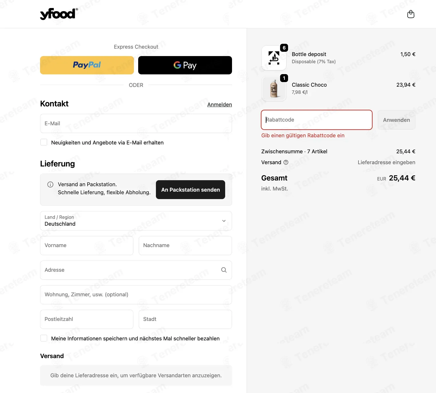 Yfood Labs coupon code: 10% off with STEFAN-NEU. Tested and valid as 3 months ago.