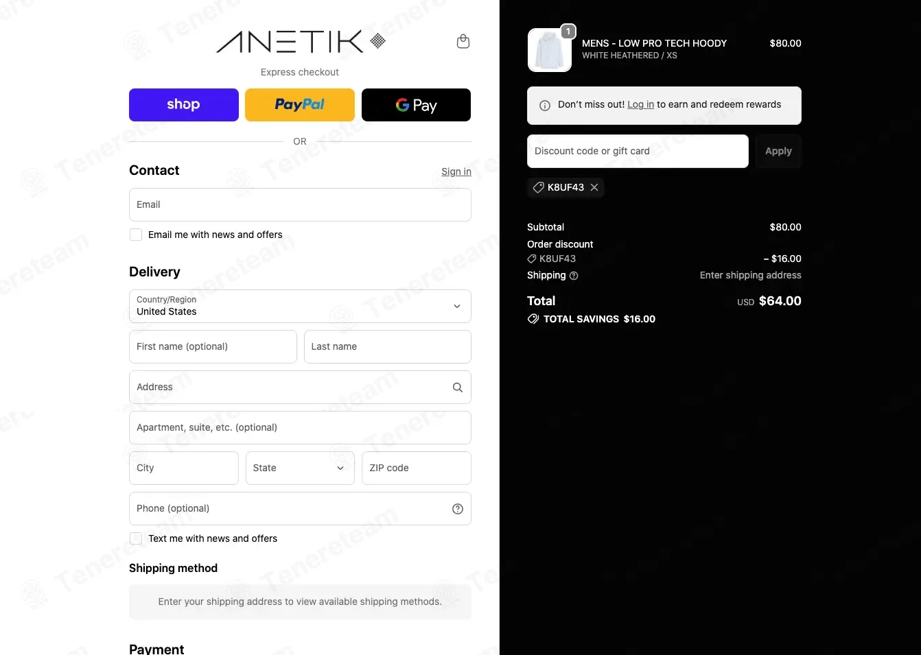 Anetik coupon code: 20% off with K8UF43. Tested and valid as 3 weeks ago.
