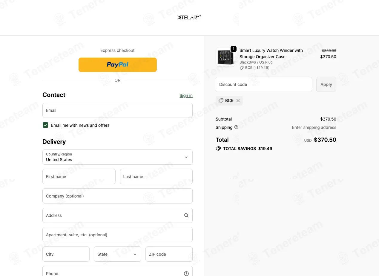 Xtelary coupon code: 5% off with BC5. Tested and valid as 3 weeks ago.