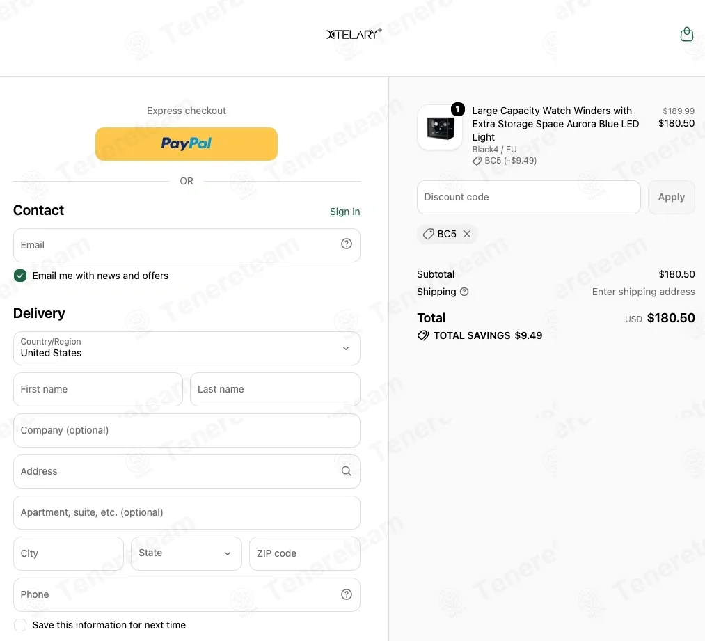 Xtelary coupon code: 5% off with BC5. Tested and valid as 3 weeks ago.