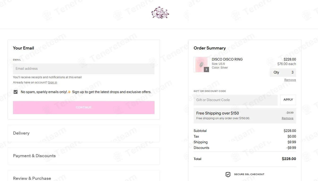 Notte Jewelry coupon code: Sale off with NOTTE150. Tested and valid as 7 months ago.