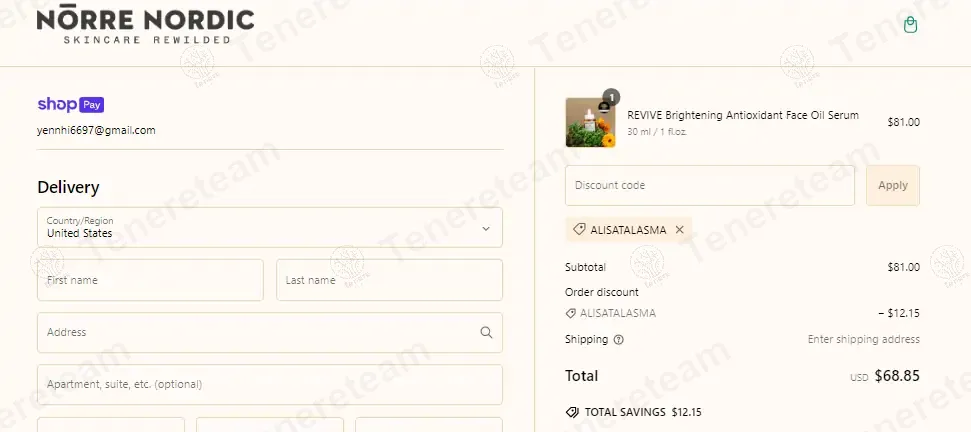 Norre Nordic coupon code: 15% off with ALISATALASMA. Tested and valid as 1 year ago.