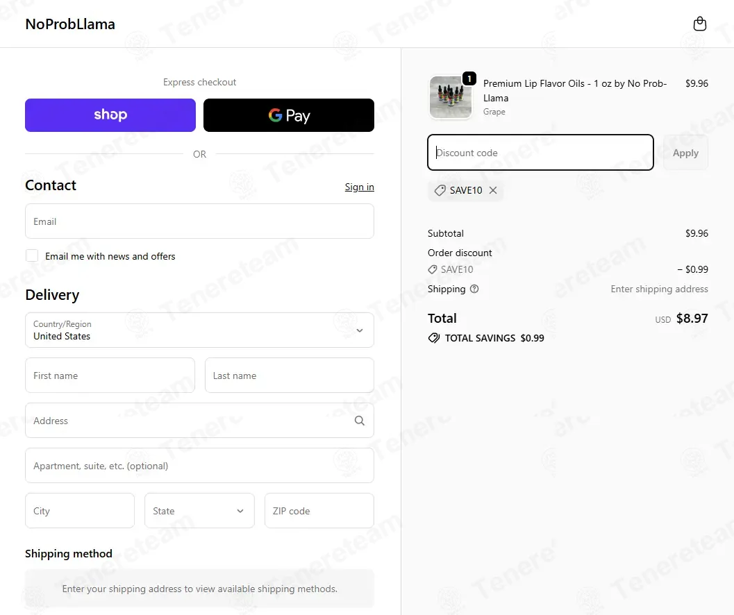 No Prob Llama coupon code: 10% off with SAVE10. Tested and valid as 1 day ago.