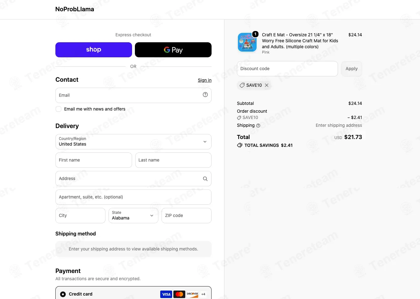 No Prob Llama coupon code: 10% off with SAVE10. Tested and valid as 1 day ago.
