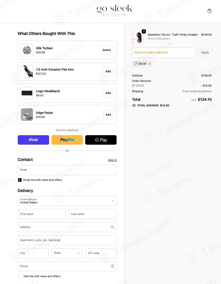 Go Sleek coupon code: 10% off with DID30. Tested and valid as 2 weeks ago.