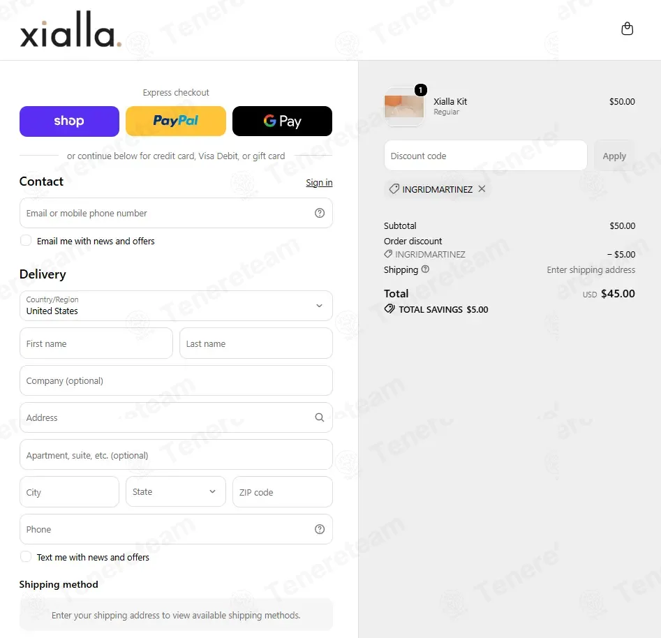 Xialla coupon code re-checked and confirmed working at checkout
