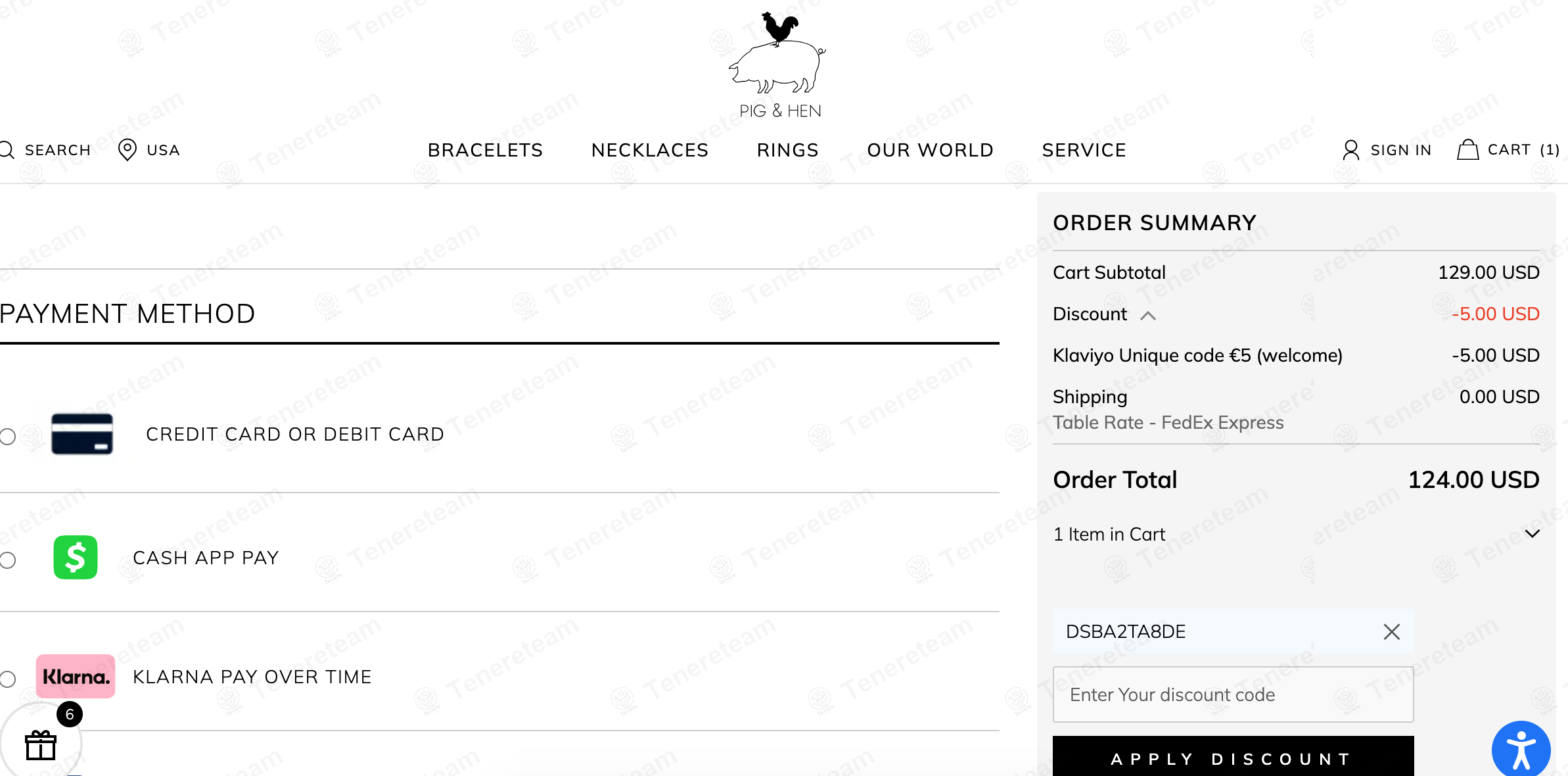 Pig & Hen US coupon code: $5 off with DSBA2TA8DE. Tested and valid as 1 year ago.