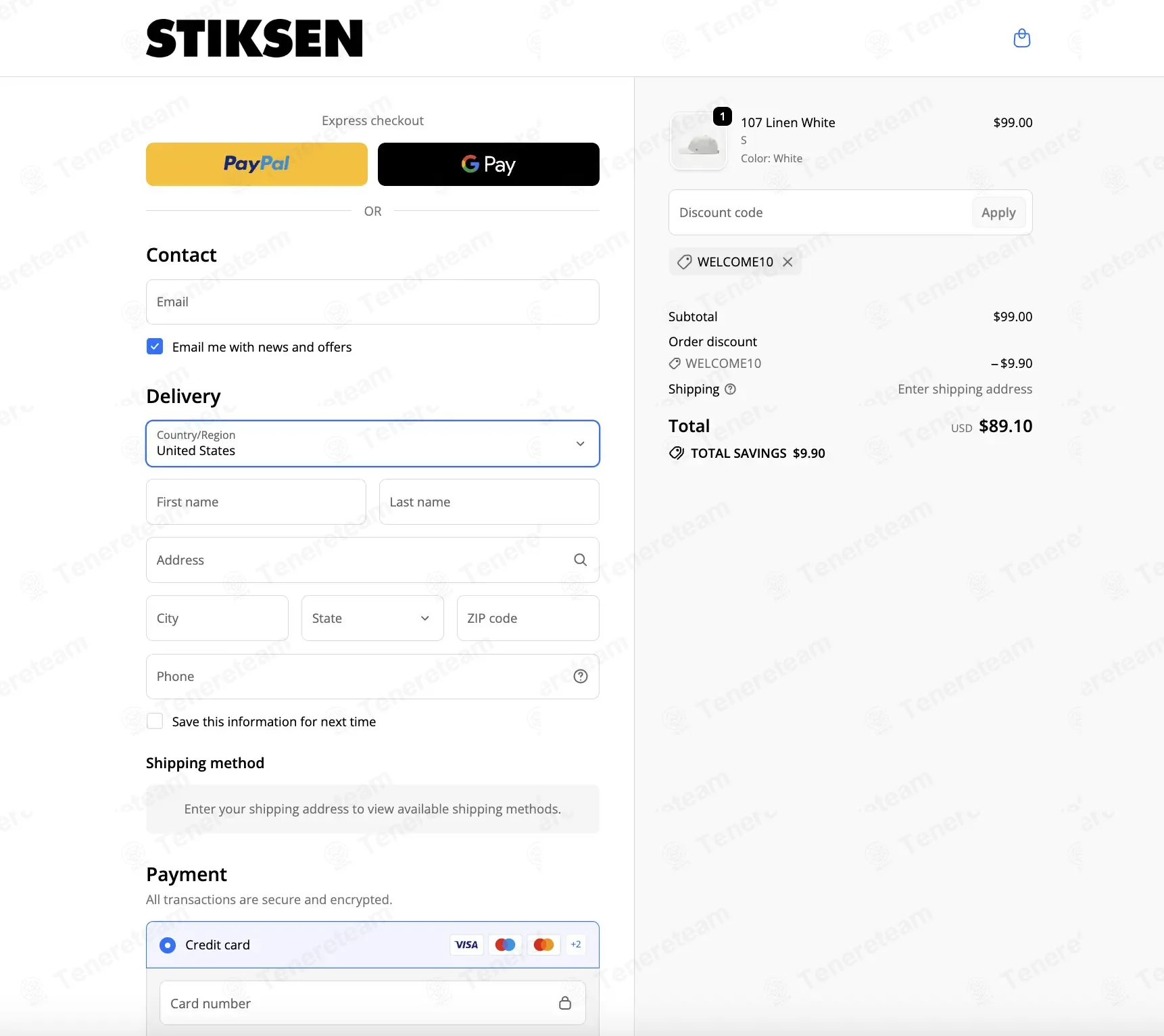 Stiksen coupon code: 10% off with WELCOME10. Tested and valid as 1 month ago.