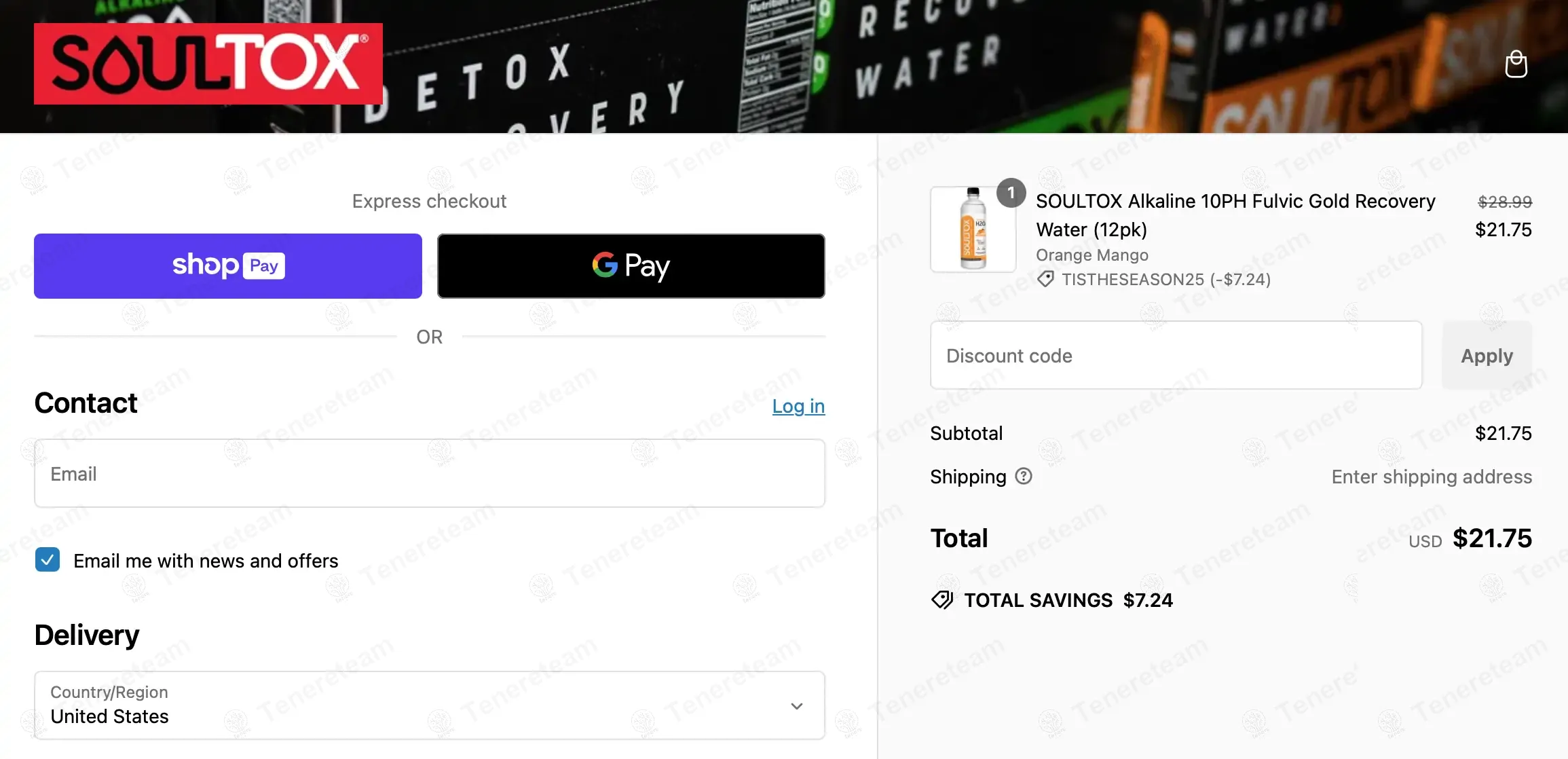 Soul Tox USA coupon code: 25% off with TISTHESEASON25. Tested and valid as 1 year ago.