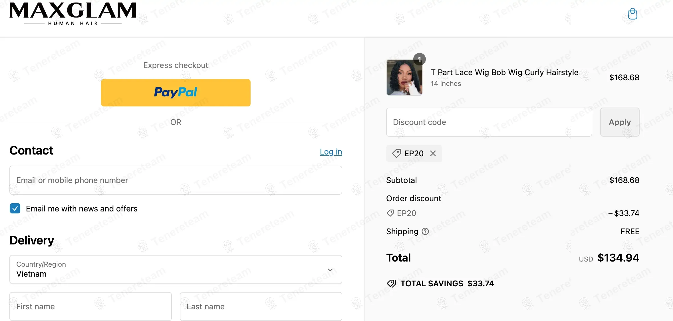 Maxglam Hair coupon code: 20% off with EP20. Tested and valid as 1 year ago.
