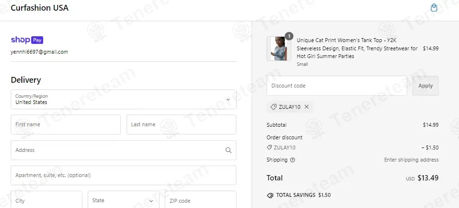 Curfashion USA coupon code: 10% off with ZULAY10. Tested and valid as 1 year ago.