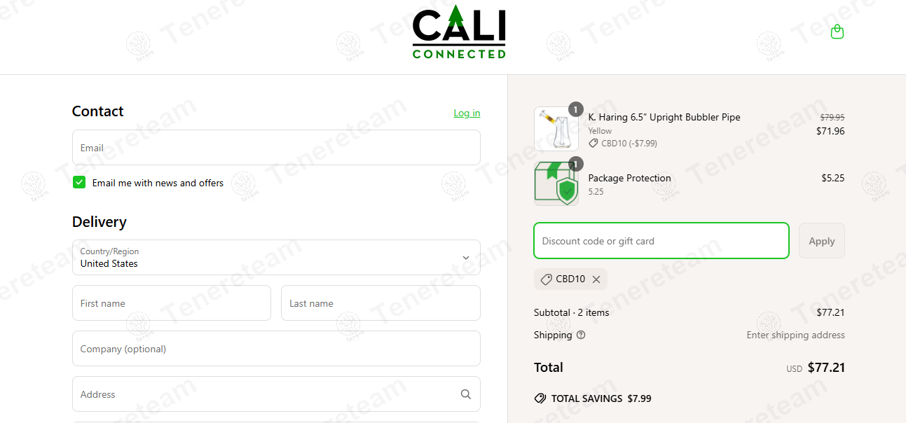 Caliconnected coupon code: 10% off with CBD10. Tested and valid as 1 year ago.