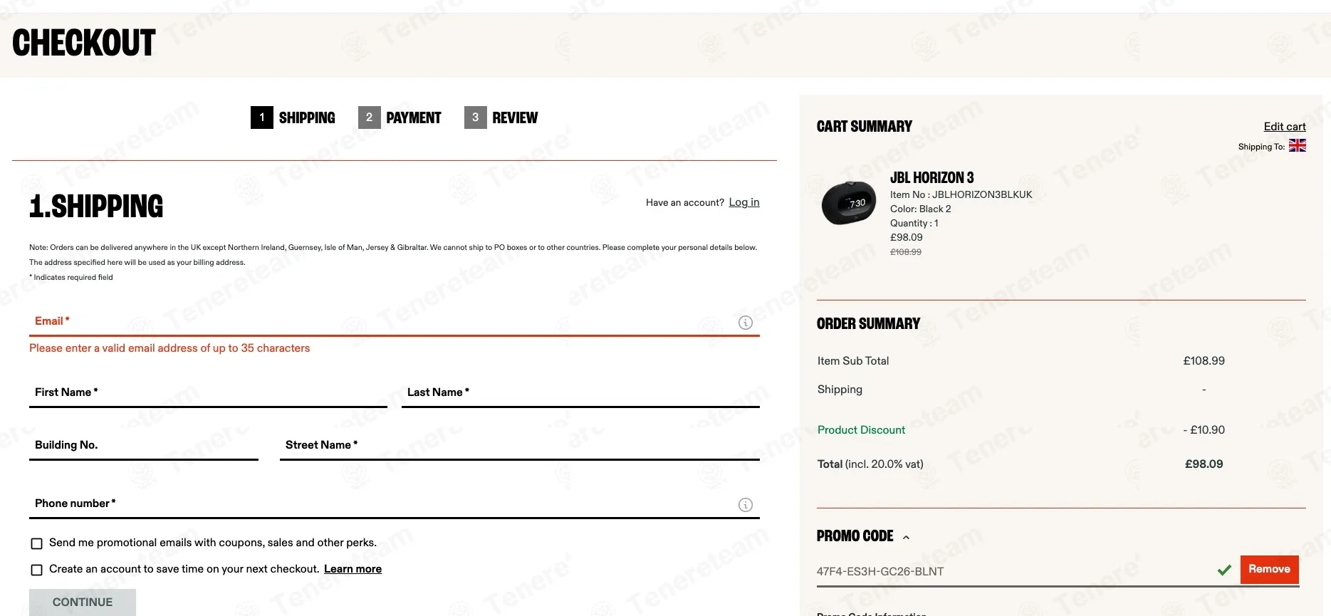 JBL UK coupon code: 10% off with 47F4-ES3H-GC26-BLNT. Tested and valid as 1 day ago.