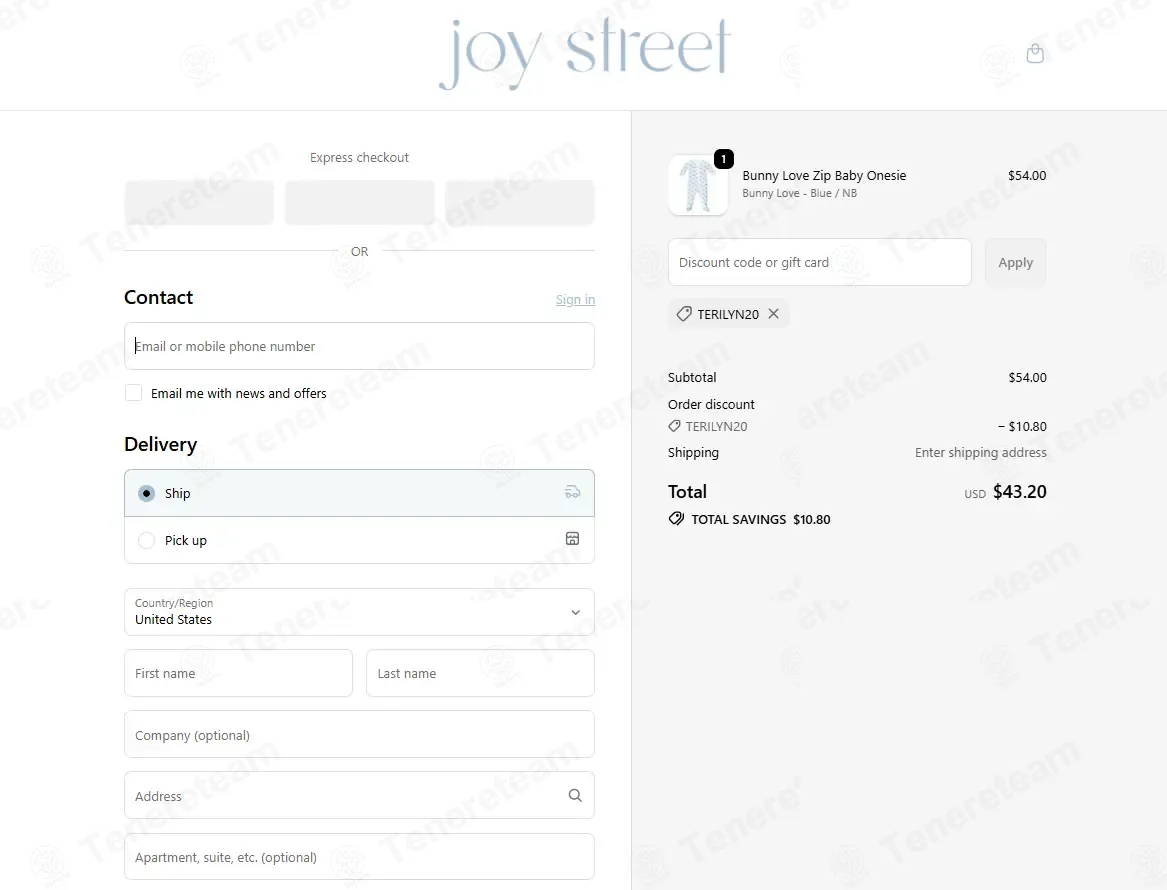Joy Street Kids coupon code: 20% off with TERILYN20. Tested and valid as 3 months ago.