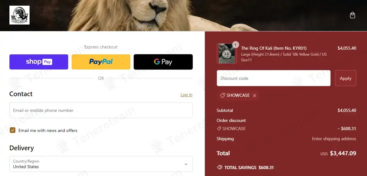 Tartaria Jewelry coupon code: 15% off with TACTICAL. Tested and valid as 1 year ago.
