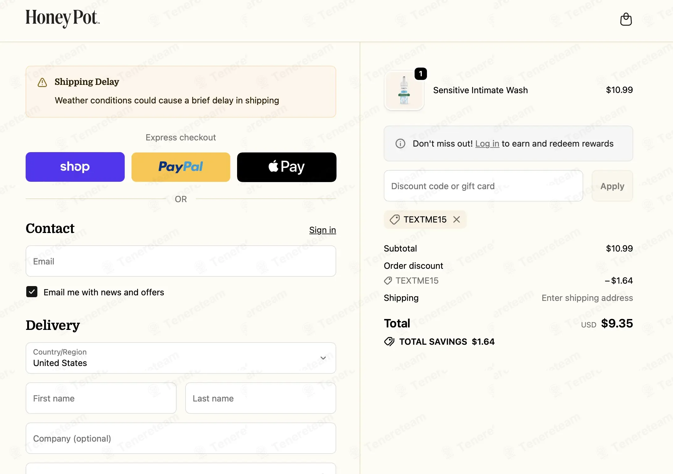 The Honey Pot coupon code: 15% off with TEXTME15. Tested and valid as 1 month ago.