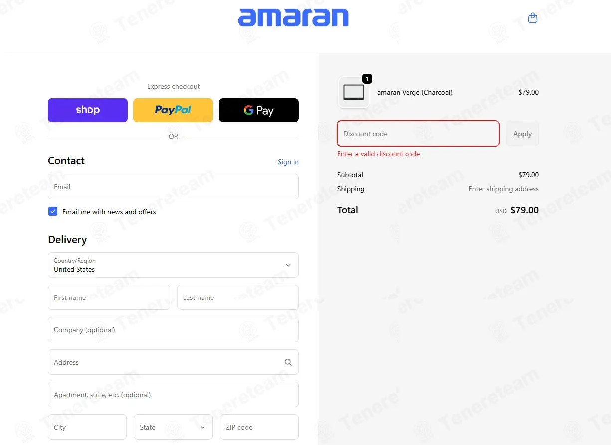 Amarancreators coupon code: 10% off with BOGOS-GFGAZ04. Tested and valid as 4 months ago.
