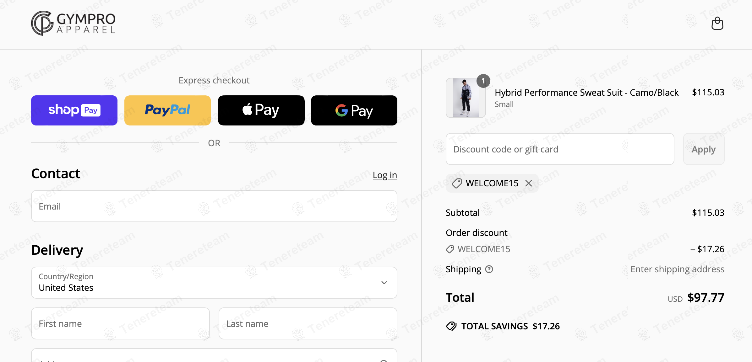 GymPro Apparel coupon code: 15% off with WELCOME15. Tested and valid as 1 year ago.