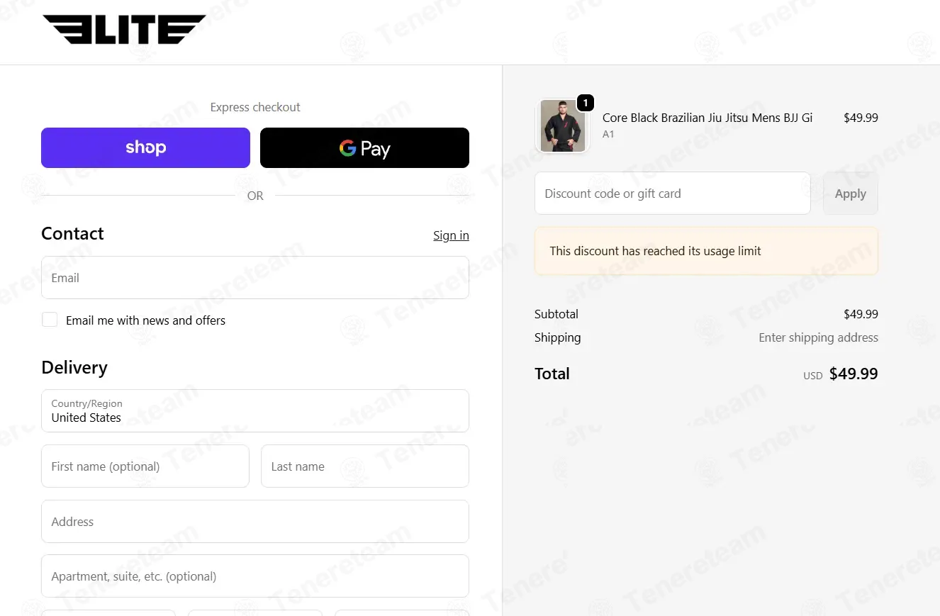 Elite Sports coupon code: $5 off with KLZB6BND8X. Tested and valid as 4 days ago.