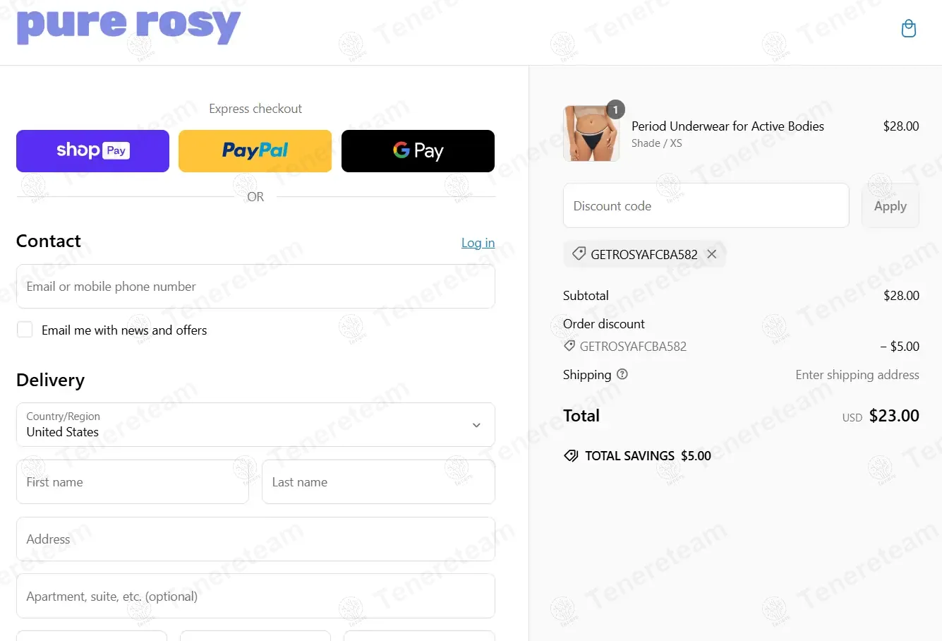 Pure Rosy coupon code: $5 off with GETROSYAFCBA582. Tested and valid as 1 year ago.