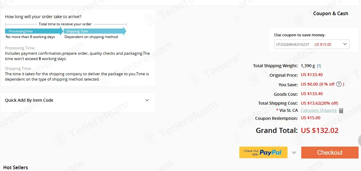 JewelryAndFindings coupon code: $15 off with CP20269646316237. Tested and valid as 2 weeks ago.