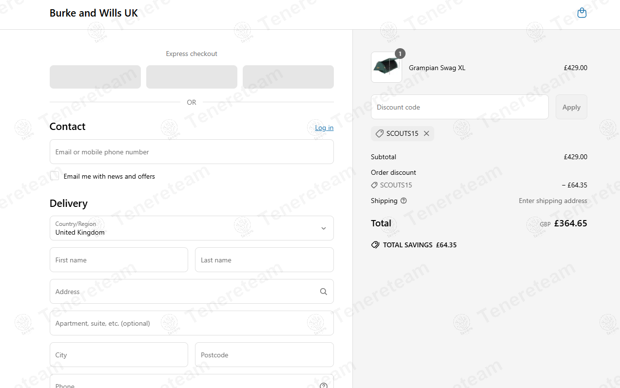 Burke and Wills UK coupon code: 15% off with SCOUTS15. Tested and valid as 1 year ago.