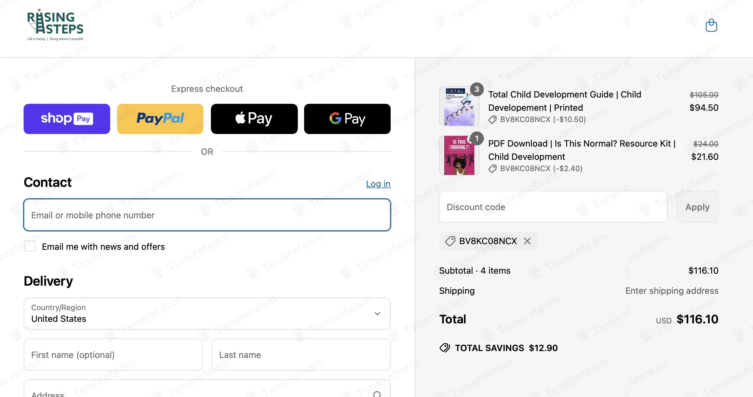 Start Rising Up coupon code: 10% off with BV8KC08NCX. Tested and valid as 1 year ago.