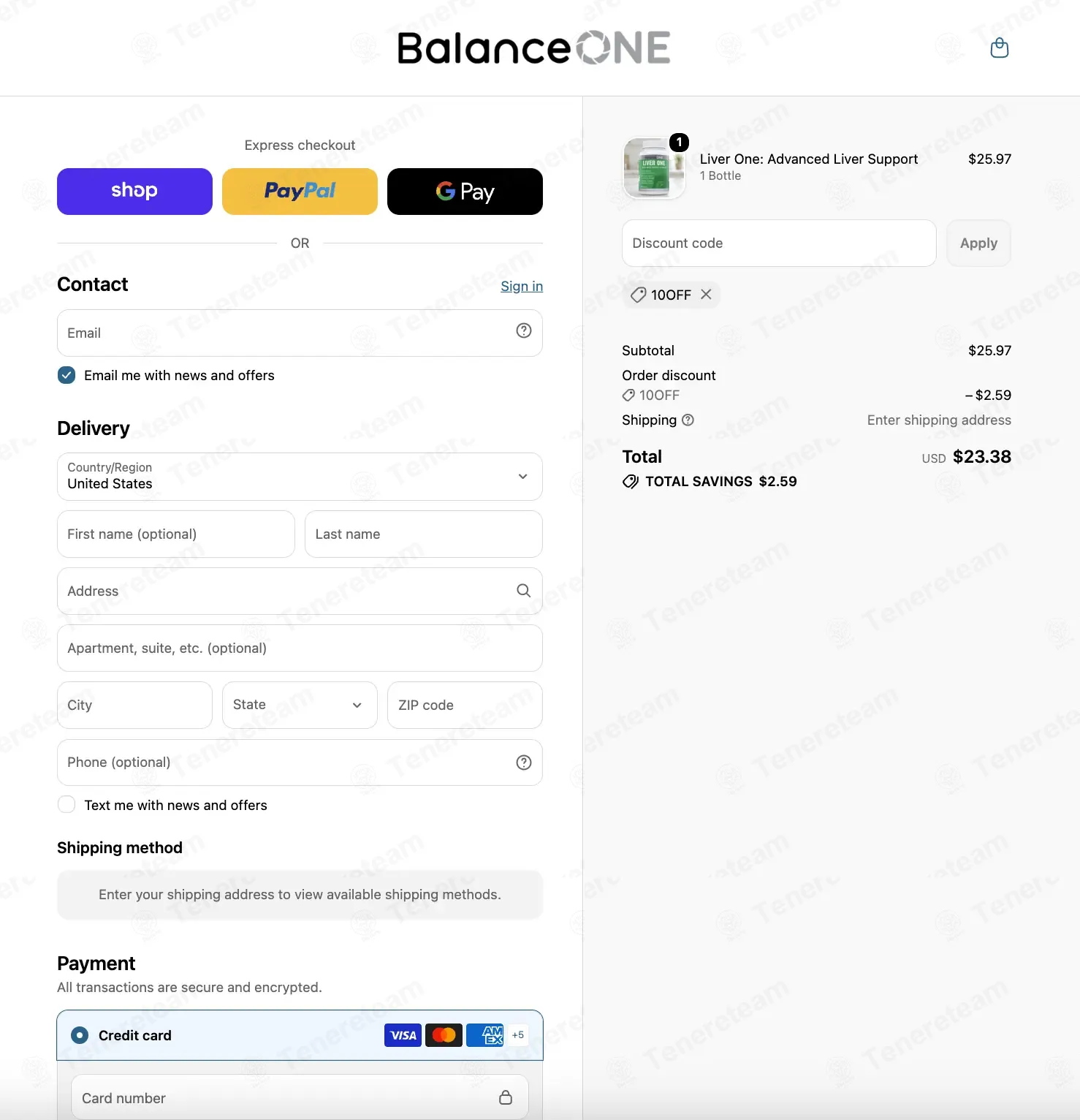 Balance ONE coupon code: 10% off with 10OFF. Tested and valid as 1 month ago.