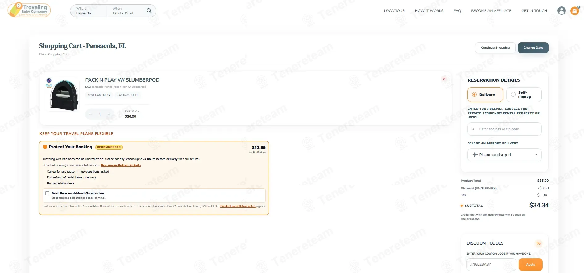 Traveling Baby coupon code: 10% off with JINGLEBABY. Tested and valid as 1 month ago.