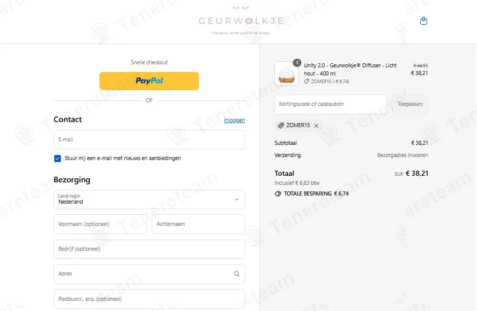 Geurwolkje NL coupon code: 15% off with ZOMER15. Tested and valid as 9 months ago.