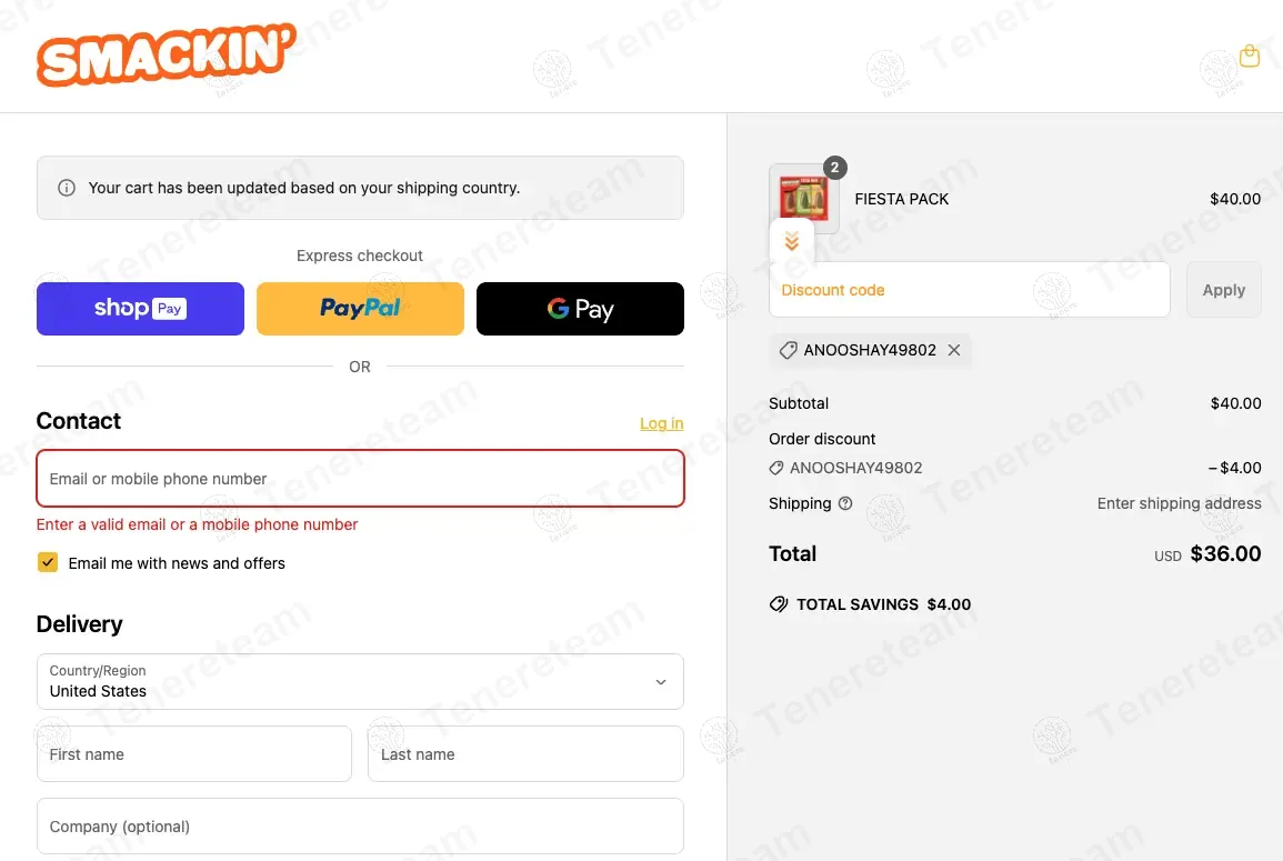 Smackinsunflowerseeds coupon code: 10% off with ANOOSHAY49802. Tested and valid as 1 year ago.