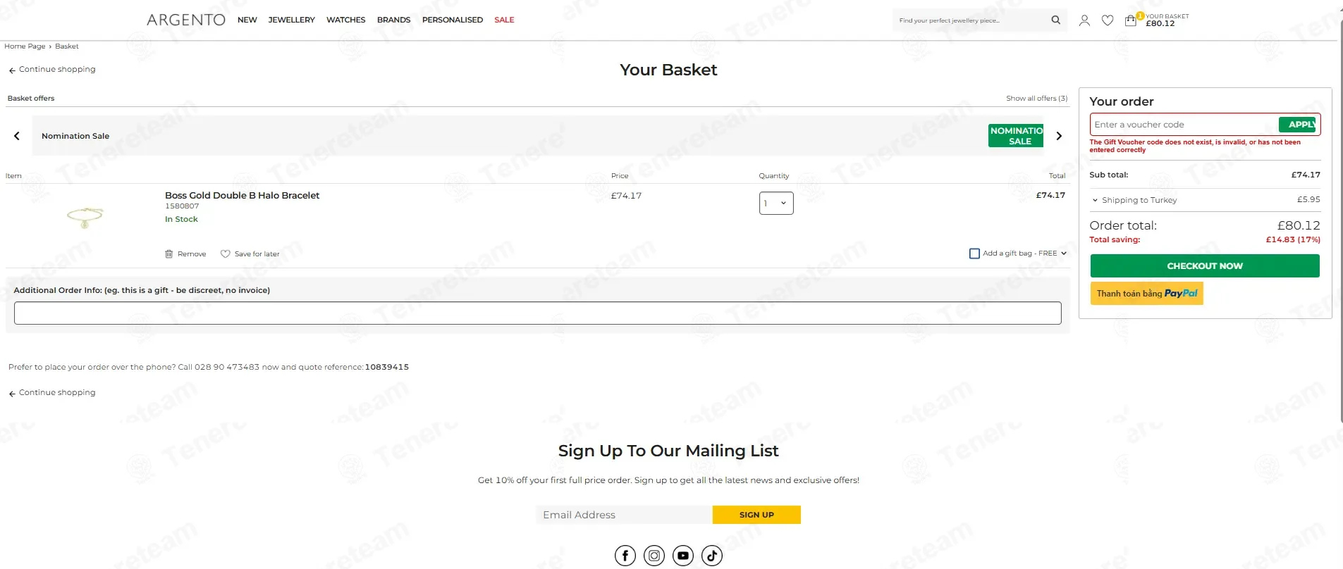 Argento UK coupon code: 33% off with SILVER. Tested and valid as 3 months ago.