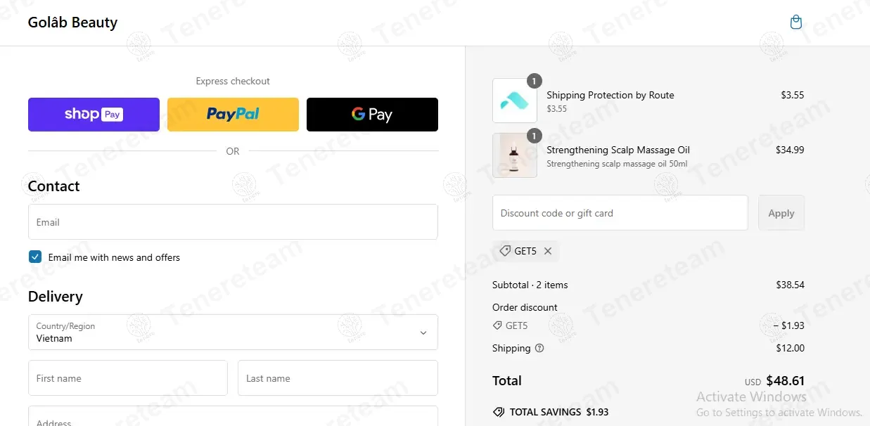 Golab Beauty coupon code: 5% off with GET5. Tested and valid as 1 year ago.