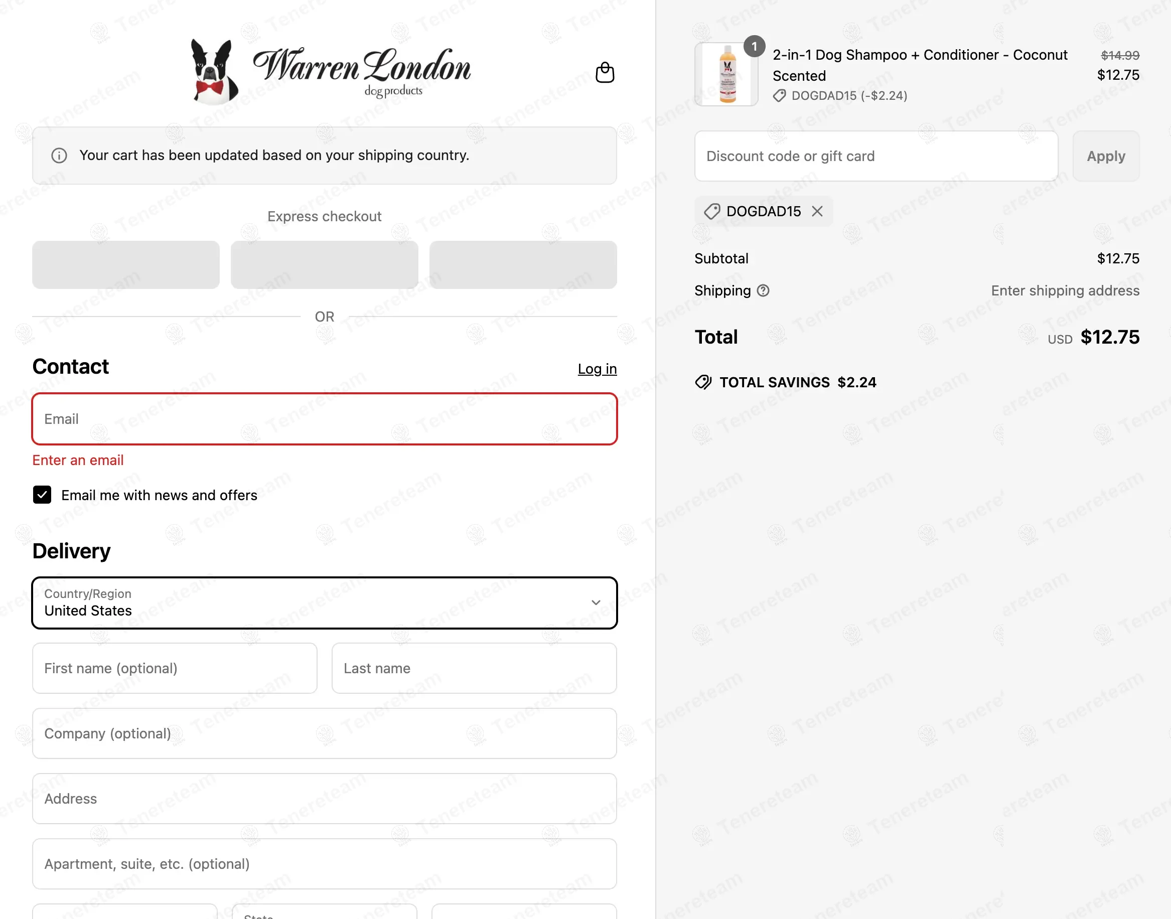 Warren London coupon code: 15% off with DOGDAD15. Tested and valid as 1 year ago.